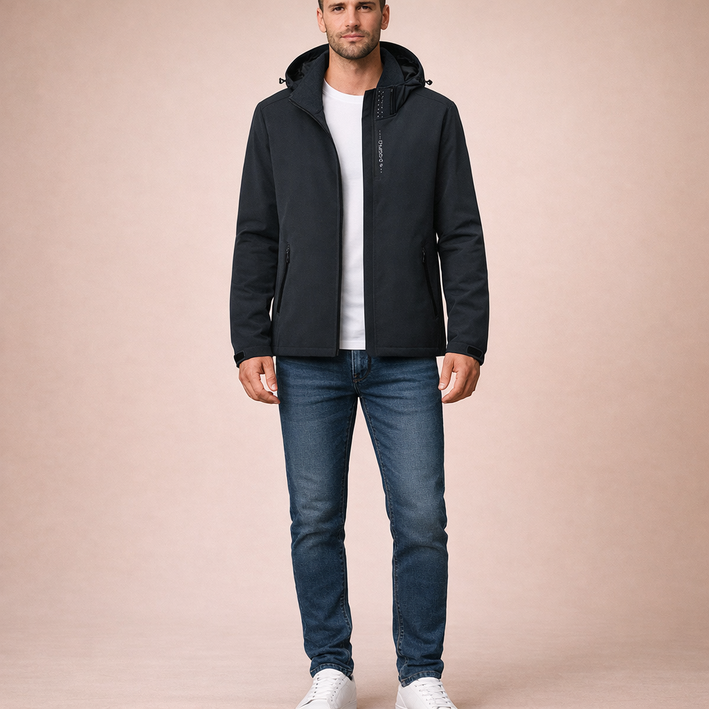 Men's Lightweight Windproof Fishing Jacket for Outdoor Casual and Utility Wear