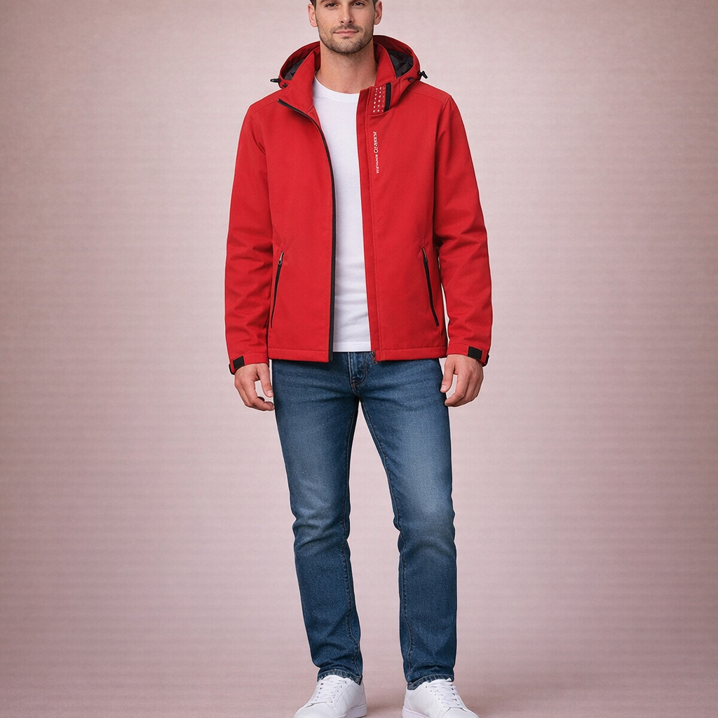 Men's Lightweight Windproof Fishing Jacket for Outdoor Casual and Utility Wear