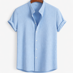 Men's Loose Short Sleeve Summer Shirt for Breathable Comfort and Everyday Casual Style