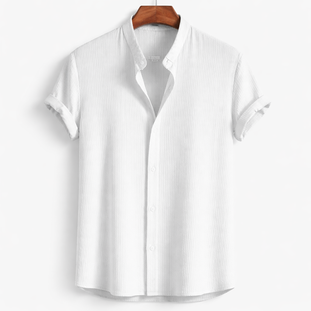 Men's Loose Short Sleeve Summer Shirt for Breathable Comfort and Everyday Casual Style