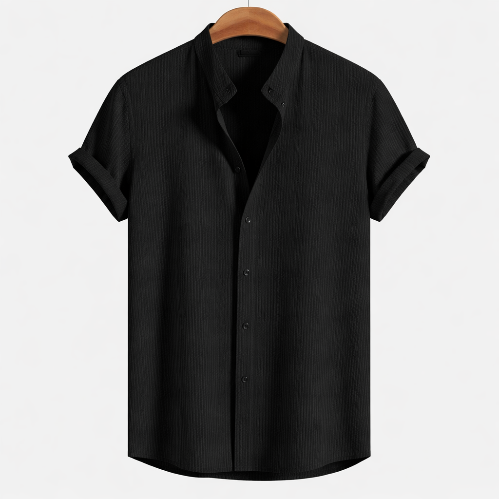 Men's Loose Short Sleeve Summer Shirt for Breathable Comfort and Everyday Casual Style