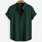 Men's Loose Short Sleeve Summer Shirt for Breathable Comfort and Everyday Casual Style