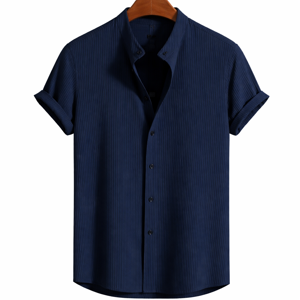 Men's Loose Short Sleeve Summer Shirt for Breathable Comfort and Everyday Casual Style