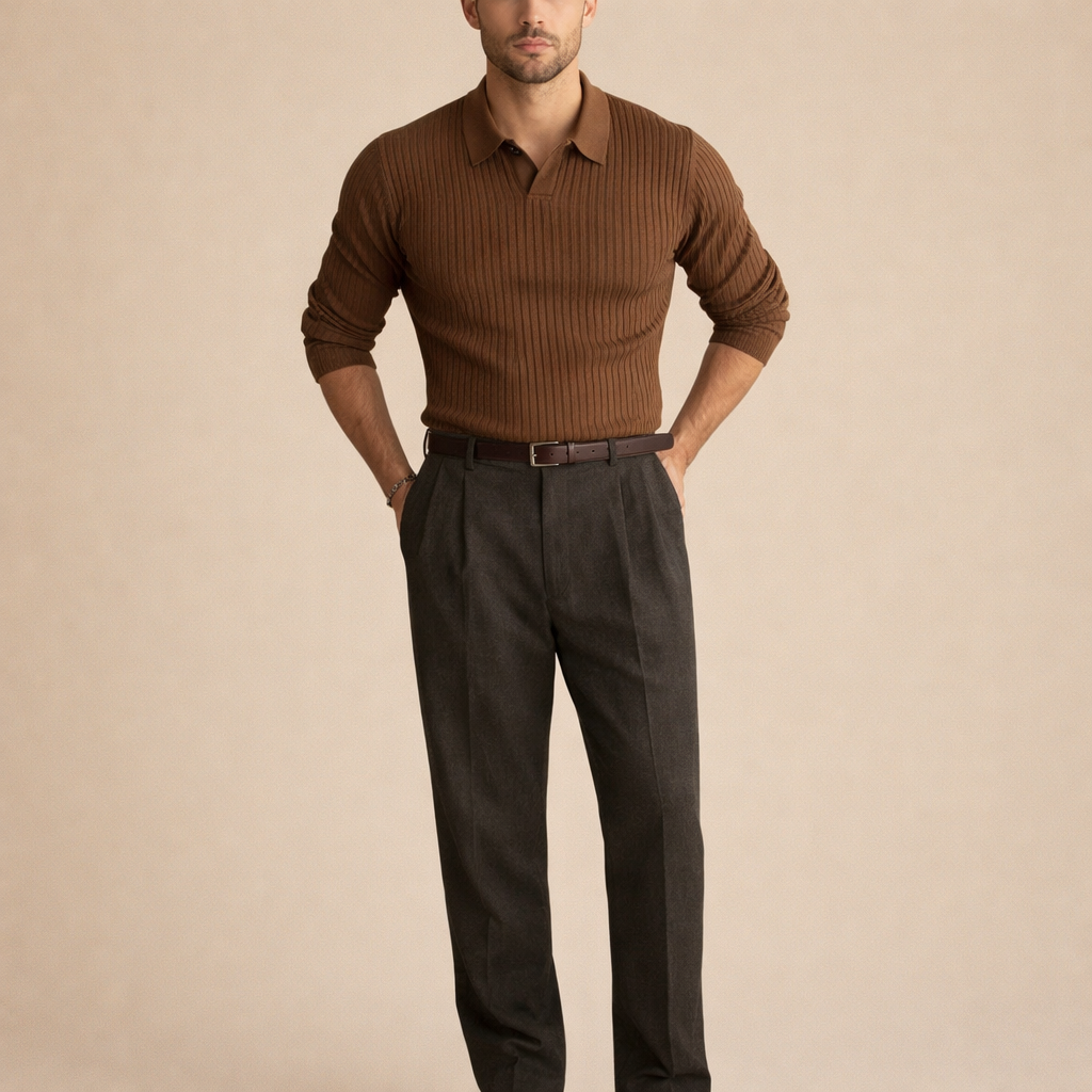 Men's Casual Korean Style T-Shirt with Modern Fit for Everyday Streetwear Looks