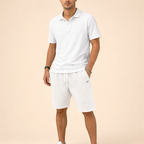 Men's Corduroy Sports Shorts for Men – Breathable Elastic Waist Casual Activewear