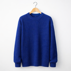 Men's Casual Crew Neck Pullover Sweater Warm Knit Long Sleeve Top for Everyday Wear