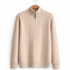 Men's Relaxed Fit Knit Sweater Jacket Casual Button Up Layering Piece for Autumn Winter