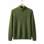 Men's Relaxed Fit Knit Sweater Jacket Casual Button Up Layering Piece for Autumn Winter