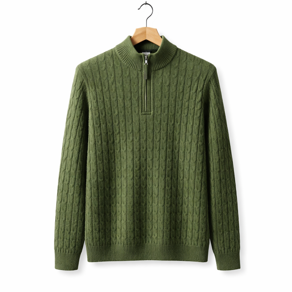 Men's Relaxed Fit Knit Sweater Jacket Casual Button Up Layering Piece for Autumn Winter