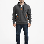 Men's Easy Fit Hooded Sweatshirt Casual Pullover Long Sleeve Top for Everyday Wear