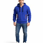 Men's Easy Fit Hooded Sweatshirt Casual Pullover Long Sleeve Top for Everyday Wear