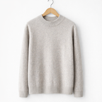 Men's Classic Knitted Sweater Casual Long Sleeve Knit Top for Everyday Wear