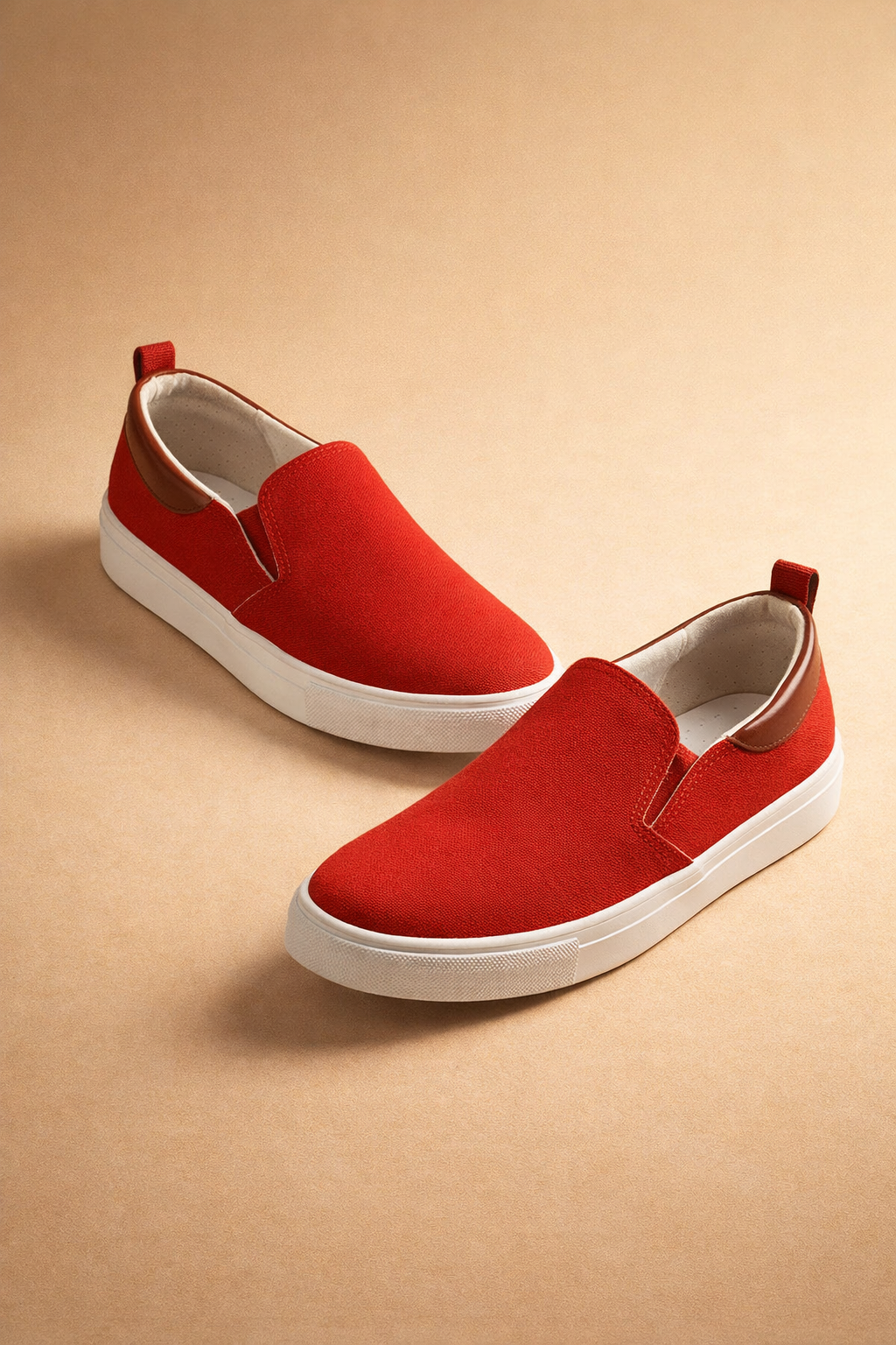 Men's Canvas Slip-On Loafer Sneakers for Casual Fall Wear and Everyday Comfort