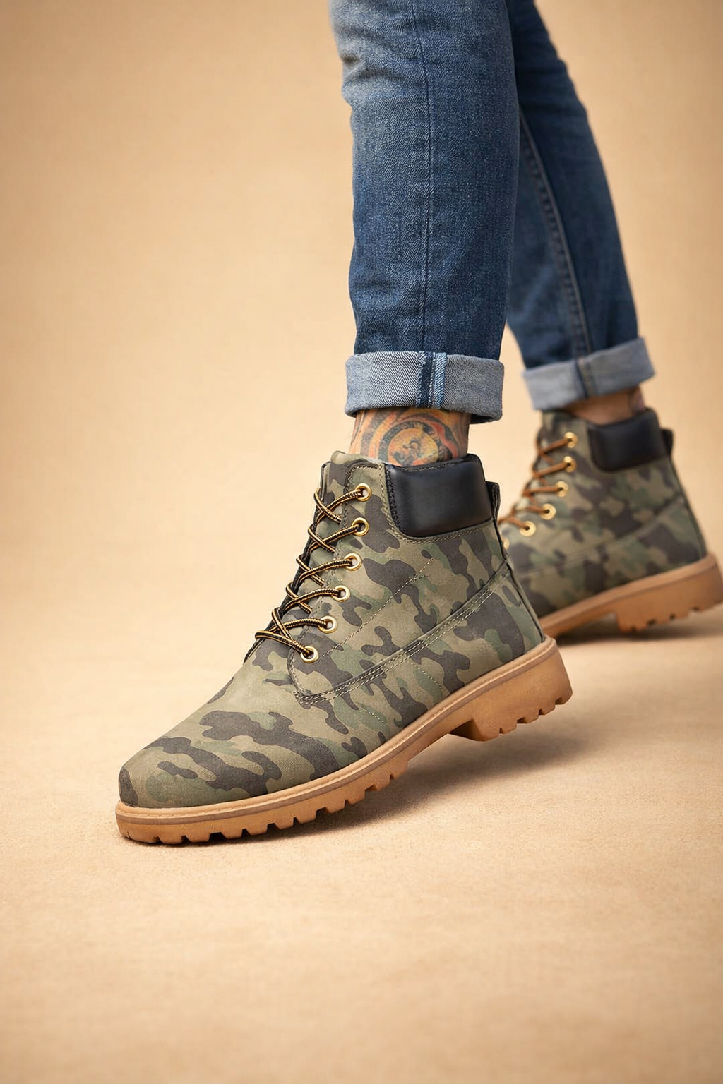 Men's High Top PU Leather Snow Boots for Winter Warmth and Everyday Cold Weather Wear