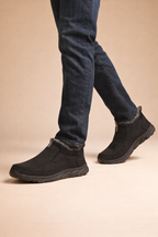 Men's Warm Cotton Winter Shoes with Thickened Lining for Everyday Cold Weather Wear