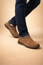 Men's Warm Cotton Winter Shoes with Thickened Lining for Everyday Cold Weather Wear