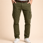 Men's Relaxed Fit Cargo Pants – Practical Multi Pocket Design