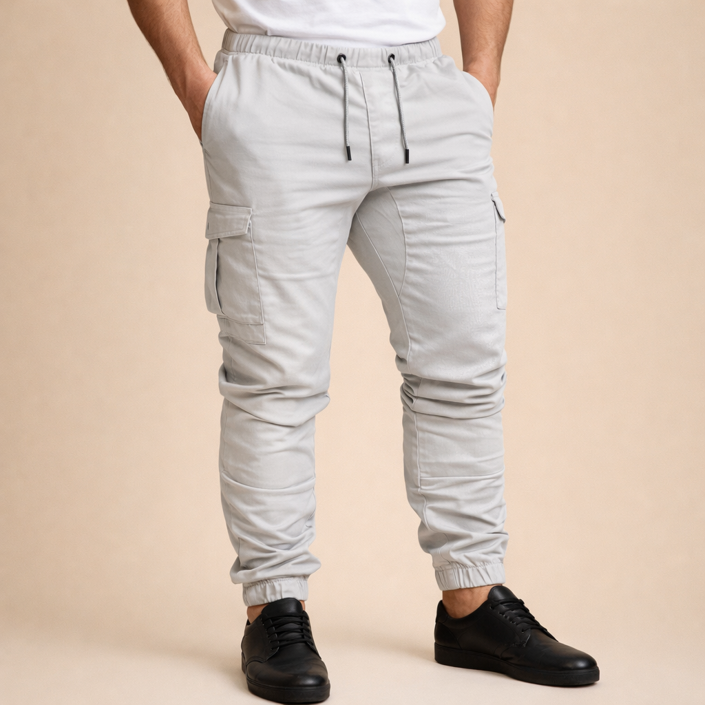 Men's Casual Cargo Pants – Functional Multi Pocket Utility