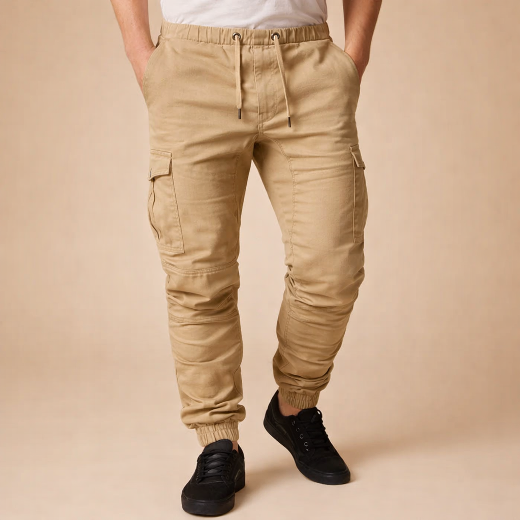 Men's Casual Cargo Pants – Functional Multi Pocket Utility