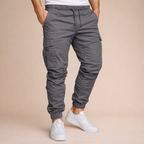 Men's Casual Cargo Pants – Functional Multi Pocket Utility