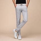 Men's Straight Leg Cotton Pants – Comfortable Everyday Fit