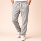 Men's Linen Summer Pants – Lightweight Relaxed Fit Comfort