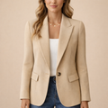 Women's Polyester Cardigan Jacket – Lightweight Everyday Layering