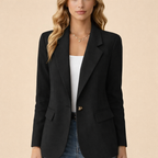 Women's Polyester Cardigan Jacket – Lightweight Everyday Layering