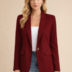 Women's Polyester Cardigan Jacket – Lightweight Everyday Layering