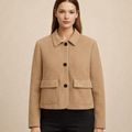 Women's Retro Lapel Jacket – Structured Everyday Layering