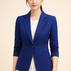 Women's Tailored Blazer Jacket – Structured Smart Casual Layering