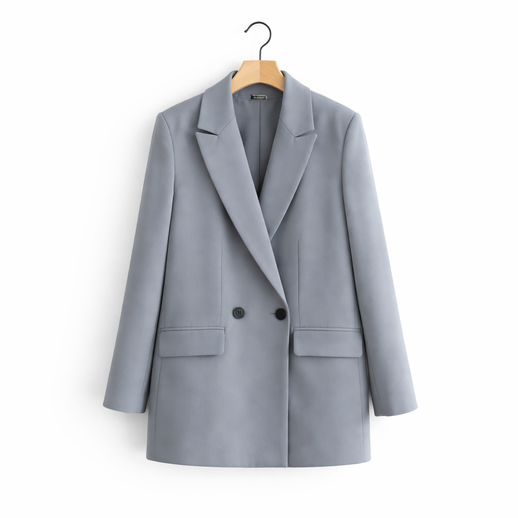Women's Double Breasted Blazer – Lightweight Seasonal Layering