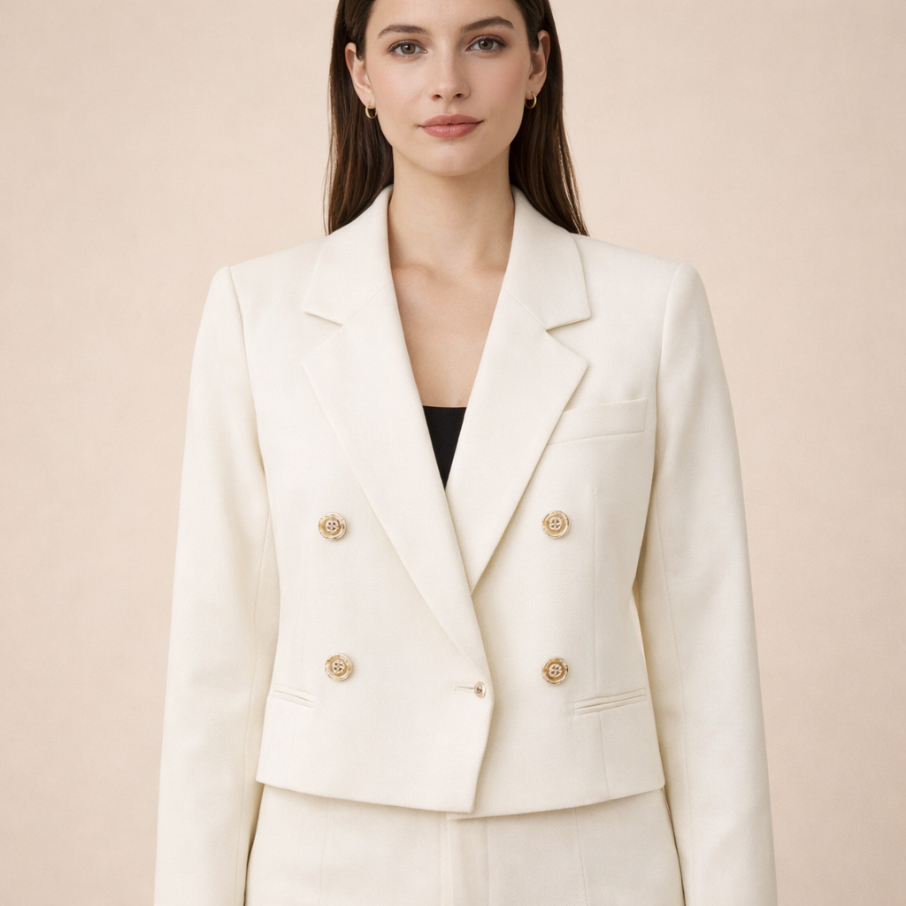 Women's Blazer Jacket – Clean Structured Everyday Layering