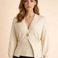 Women's Knitted Cardigan – Lightweight Layering for Everyday Comfort