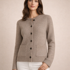 Women's Knitted Cardigan Coat – Relaxed Layering for Autumn Comfort