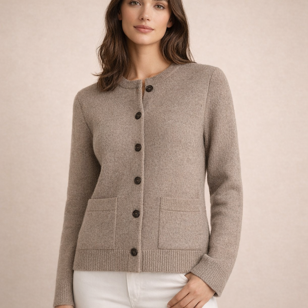 Women's Knitted Cardigan Coat – Relaxed Layering for Autumn Comfort
