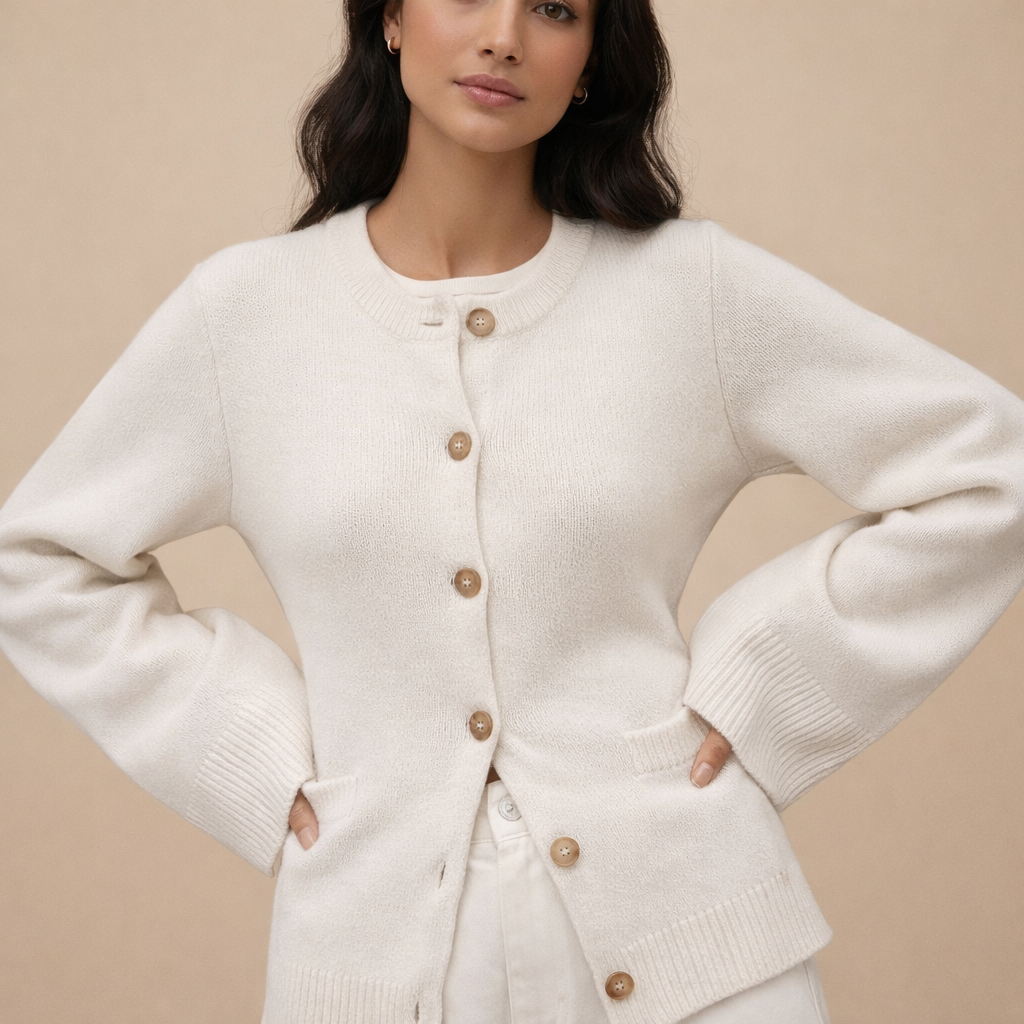 Women's Knitted Cardigan Coat – Relaxed Layering for Autumn Comfort