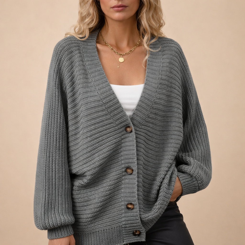 Women's Knit Cardigan Sweater – Relaxed Everyday Layering Comfort