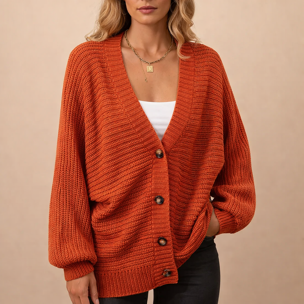 Women's Knit Cardigan Sweater – Relaxed Everyday Layering Comfort