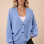 Women's Knit Cardigan Sweater – Relaxed Everyday Layering Comfort