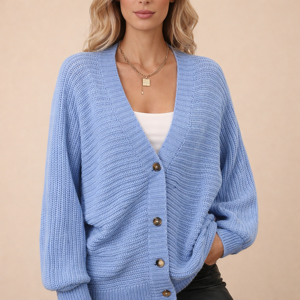 Women's Knit Cardigan Sweater – Relaxed Everyday Layering Comfort