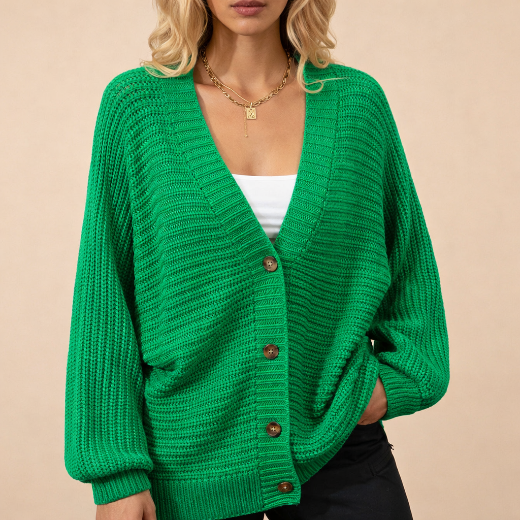 Women's Knit Cardigan Sweater – Relaxed Everyday Layering Comfort