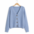 Women's Lightweight Button Cardigan – Breathable Layering for Everyday Wear