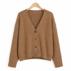 Women's Lightweight Button Cardigan – Breathable Layering for Everyday Wear