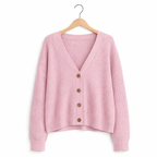 Women's Lightweight Button Cardigan – Breathable Layering for Everyday Wear