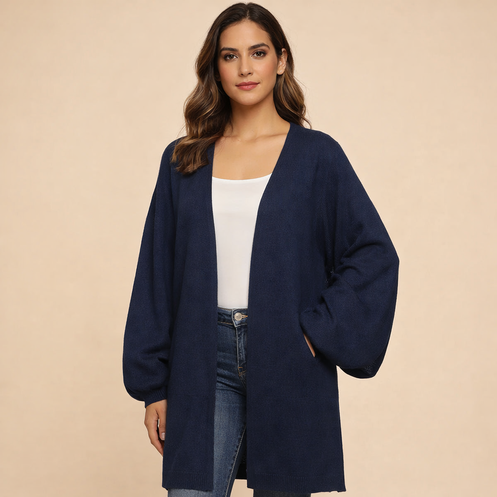 Women's Batwing Knit Cardigan – Relaxed Fit Easy Layering