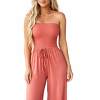 Women's Wide-Leg Jumpsuit – Flowy Fit for Everyday Wear