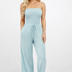 Women's Wide-Leg Jumpsuit – Flowy Fit for Everyday Wear