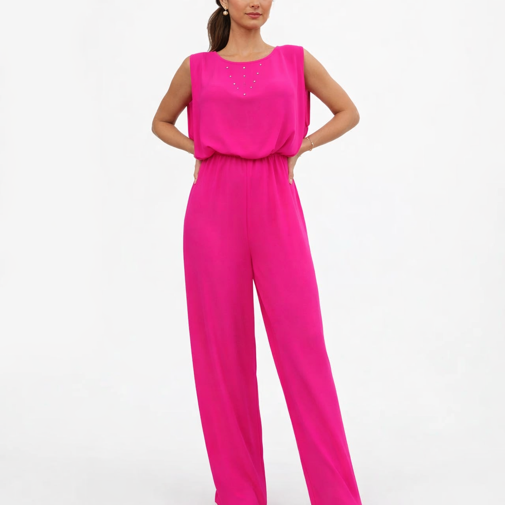 Women’s Casual Backless Jumpsuit – Relaxed Fit for Everyday Wear