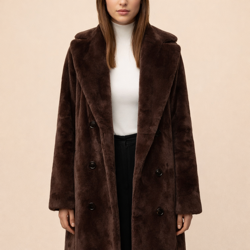 Women's Mink Velvet Winter Coat – Insulated Warmth and Comfortable Fit